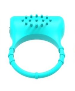 Anel Peniano com Vibrador Vibrating Ring Azul - Lovetoys