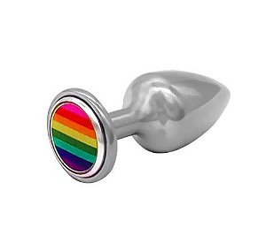 Plug Anal Pride Cromado G - Hard