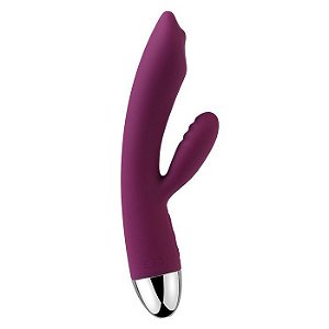 Vibrador Ponto G e Estimulador de Clitóris Trysta Violeta - Svakom