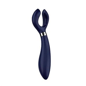 Estimulador Clitoriano com Penetrador Partner Multifun 3 Azul - Satisfyer