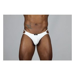 Cueca Sexy Thong In & Out Branca - Ricok