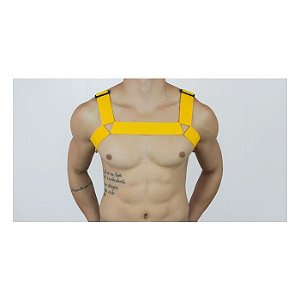 Harness Simples de Elastico Amarela - Ricok