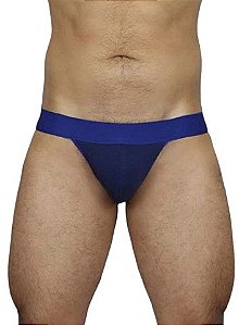 Jockstrap Simples de Elástico Azul Escuro M - Ricok