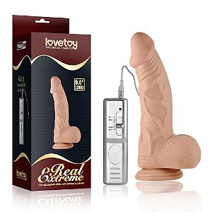 Pênis Realístico 16cm com Vibração Real Extreme 9.0 - Lovetoy