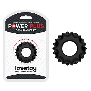 Anel Peniano Power Plus Cock Ring Preto - Lovetoy