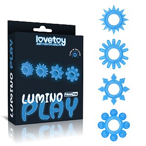 Kit com Anel Peniano Luminus Play - Lovetoy