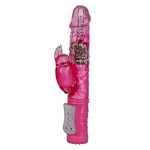 Vibrador Rotativo 7 Vibrações com Rotação 360º Rosa - SI