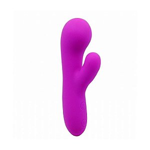 Vibrador Ponto G e Estimulador de Clitóris 30 Vibrações Berger - Pretty Love