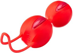 Bolinhas De Pompar Smartballs Duo Raspberry|Neon Orange Fun Factory -