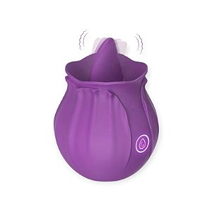 Estimulador Clitoriano com Língua Tulipa Coleção Flowers - Lovetoys