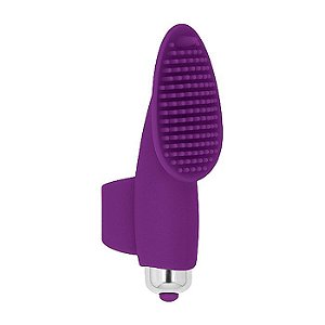 Dedeira roxa com vibração  - Finger Vibrator Purple