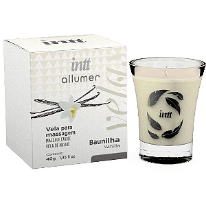 Vela Para Massagem Aromática Allumer 40g Baunilha - Intt