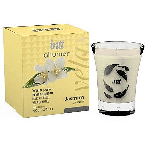 Vela Para Massagem Aromática Allumer Jasmim 40g - Intt