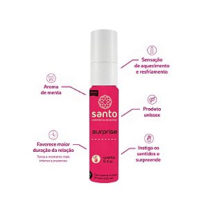 Gel Excitante Unissex Surprise 15g - Santo
