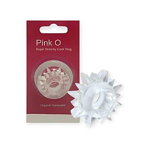 Anel Peniano Massageador Pink O - EroticPoint