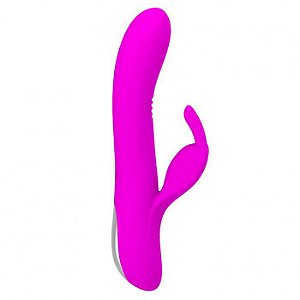 Vibrador Ponto G com Estimulador Clitoriano 7 Vibrações Dylan - Pretty Love