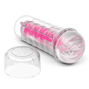 Masturbador Masculino Vagina Fosforescente Pink Glow - Lovetoy