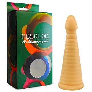 Plug Anal Cone  26cm com Esfera e Base - Absoloo