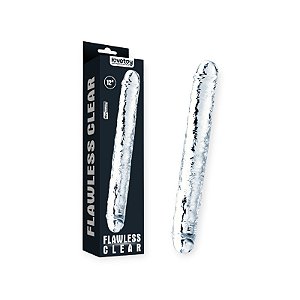 Pênis Duplo Transparente 30cm Flawless Clear Double Dildo 12'' - Lovetoy