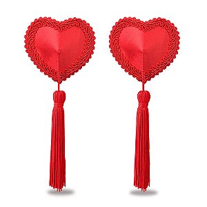 Adesivo para Mamilos Vermelho Nipple Tassels - Lovetoy