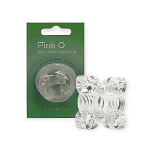 Anel Peniano Massageador Pink O - EroticPoint