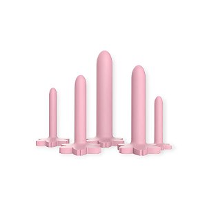Kit com 5 Dilatadores Vaginais Ametista - Lovetoys