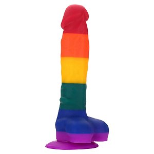 Pênis 18x3cm Colorido em Silicone Rainbow - Lovetoys