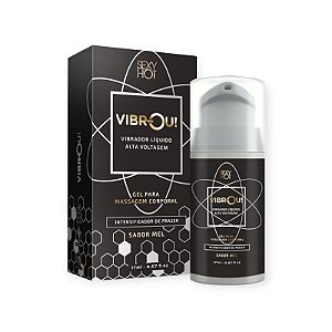 Vibrador Liquido Alta Voltagem Vibrou! Sabor Mel 17ml - Sexy Hot