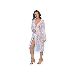Robe Rendado Branco - Yaffa