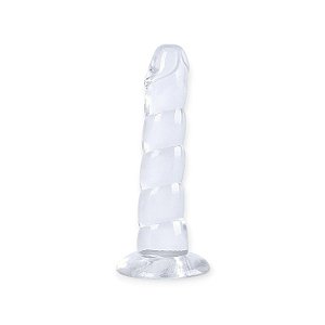 Pênis em Silicone com Gomos 16,8cm X 3,5cm - Lovetoys