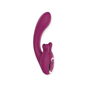 Vibrador com Estimulador Clitoriano com Movimento Viktor - S-hande