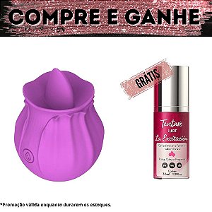 Compre Estimulador Clitoriano com Língua Tulipa e GanheExcitante Feminino I Hot La Excitación
