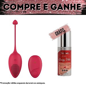 Compre Cápsula com Controle Remoto Enjoy e Ganhe Vibrador Líquido I Hot Crazy Vibe Frutas Vermelhas