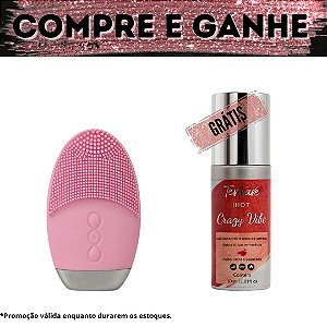 Compre Estimulador com Cerdas Massageadoras Yoyo e Ganhe Vibrador Líquido I Hot Crazy Vibe Frutas Vermelhas