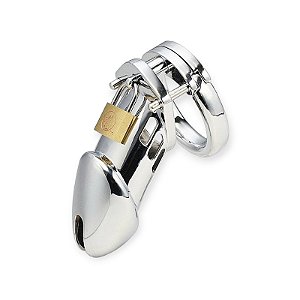 Cinto de Castidade em Aço Inox com Ponta Vazada - Lovetoys
