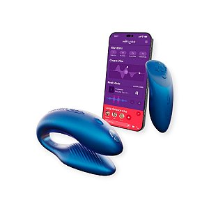 Vibrador para Casal com Controle Remoto e Controle Via Aplicativo à Distância Chorus - We-Vibe