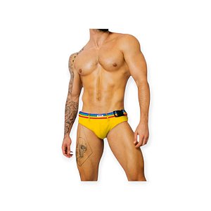 Sunga com Cinto Pride Amarela - Ricok