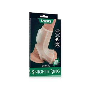 Meia Capa para Escroto com Vibração Knights Ring Ridge - Lovetoy