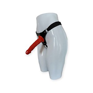 Cinta Peniana com Pênis 19,5cm x 4cm com Veias Saltadas - Absoloo