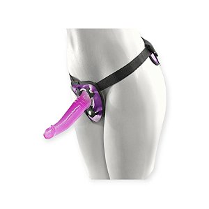 Cinta Universal com Pênis 17,5cm x 3,5cm Levemente Curvado - Absoloo