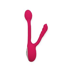Vibrador com Plug Anal com 10 Modos de Vibração Flower Bud - Annia Toys