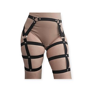 Harness de Pernas Garter Unholy Preto - Lovetoys
