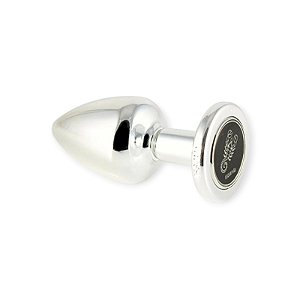 Plug Anal Cromado Signo Escorpião Tam G - Hard