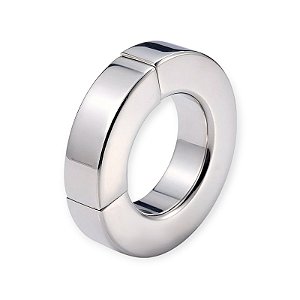 Anel Peniano 3,5cm x 1,4cm em Aço Inoxidável com Fecho em Imã - Lovetoys