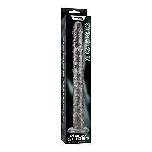 Prótese 40cm X 4,4cm com 10 Modos de Vibração 16" King Sized Vibrating Vibrax Slider - Lovetoy