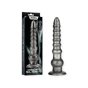 Prótese 32,3cm x 7,3cm com 10 Modos de Vibração 12.5 King Sized Vibrating Vibrax Slider - Lovetoy