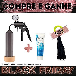 Compre Bomba Peniana Lust Pumper + Lubrificante Tentare Fun Neutro e Ganhe Anel Pearl Cock Ring