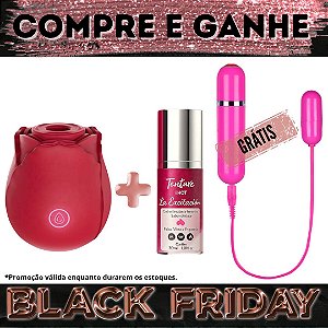 Compre Estimulador Clitoriano Rose + Excitante Tentare e Ganhe Cápsula Virgo