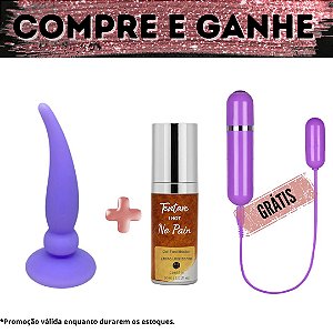 Compre Plug Anal Give It All Lilac + No Pain Tentare e Ganhe Cápsula Virgo
