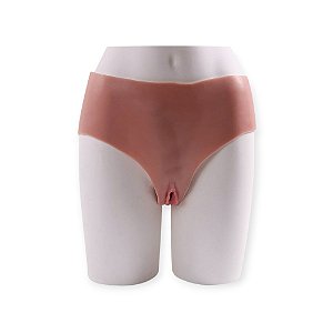 Cinta com Vagina Trans Realística Penetrável com Canal para Urinar - Lovetoys